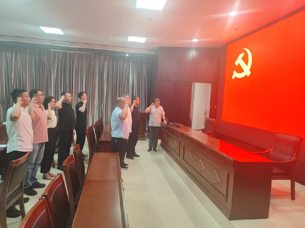 聯(lián)合黨支部開展“迎七一”主題黨日活動(dòng)暨召開第二季度黨員大會(huì)